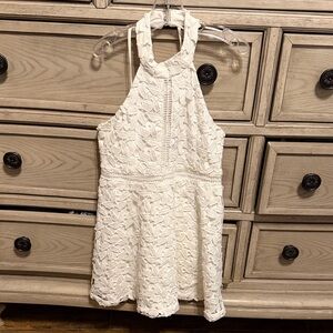 Bardot Junior Size 7 Lace Halter Dress